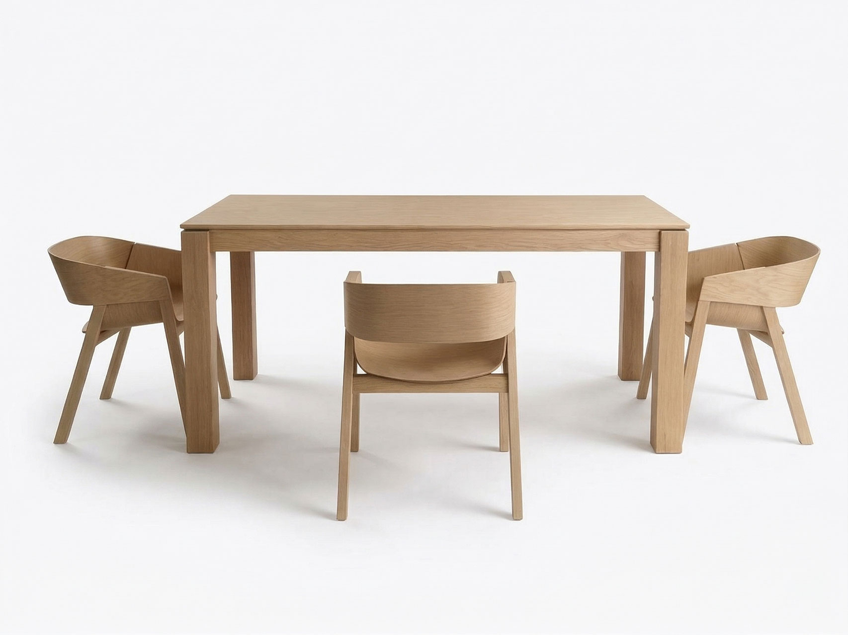 Solid Wood Restaurant Dining Set